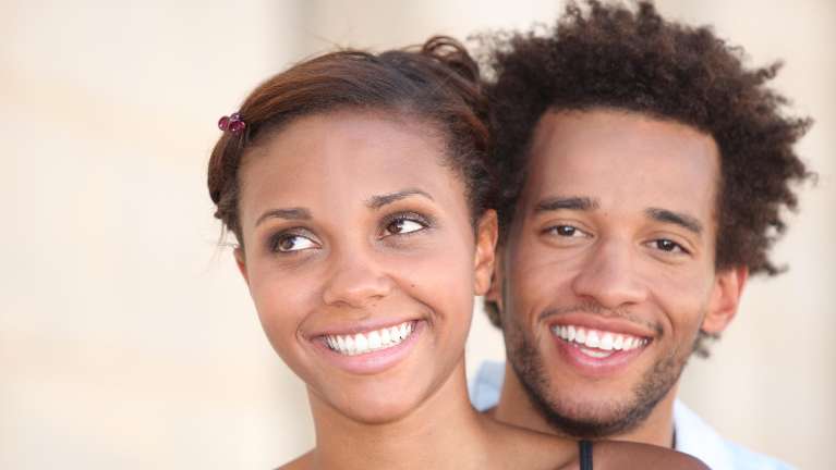 A couple smiling | dentist fort collins